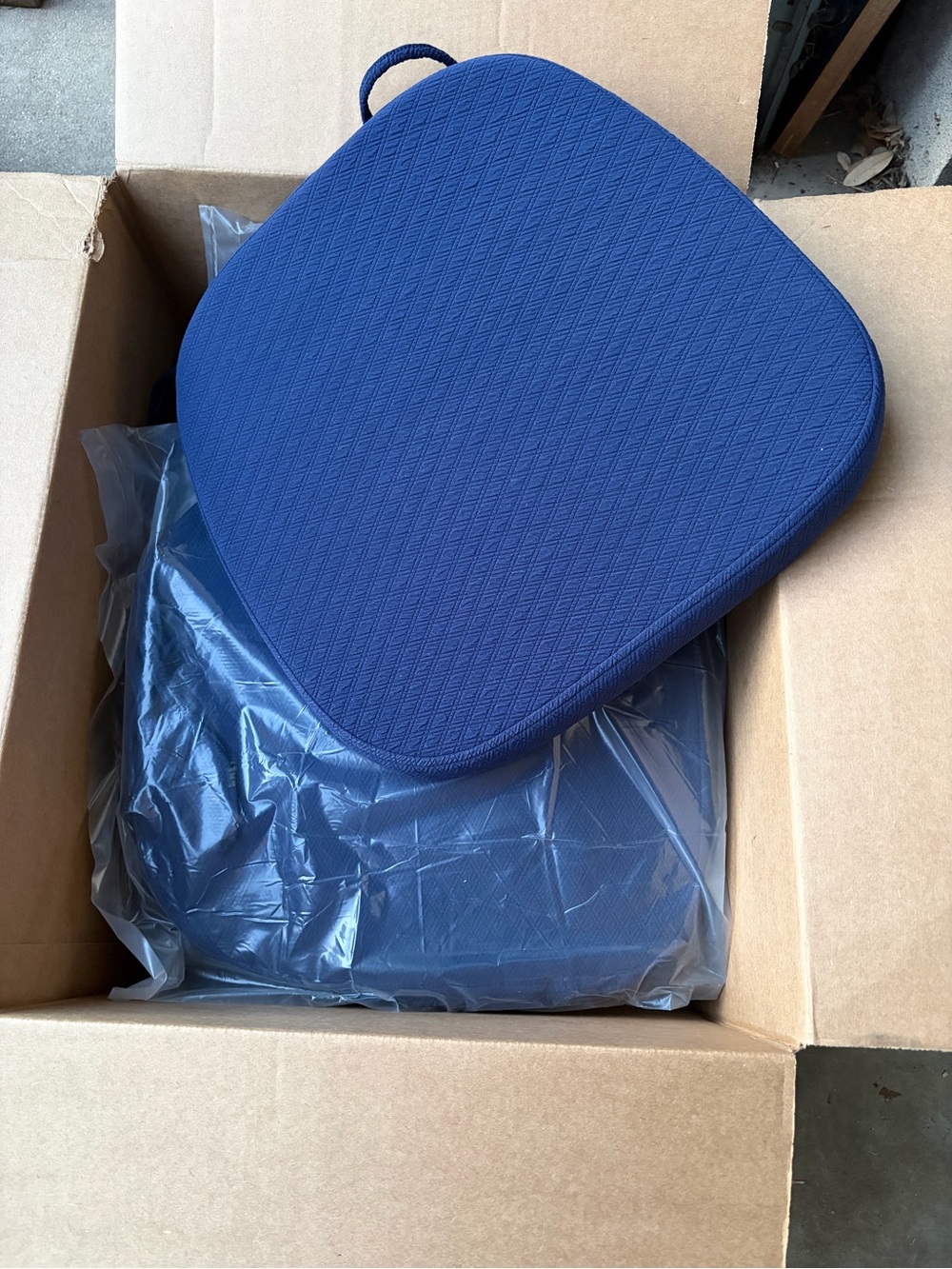 NEW Patio dining cushions. Set of 4
